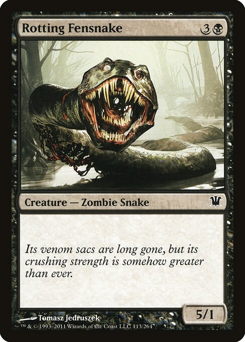 Innistrad - 113 - Rotting Fensnake - Common