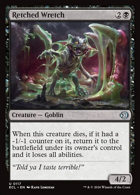 Lorwyn Eclipsed - 117 - Retched Wretch - Uncommon