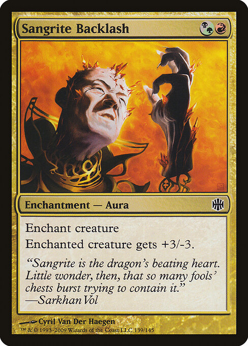 Alara Reborn - 139 - Sangrite Backlash - Common