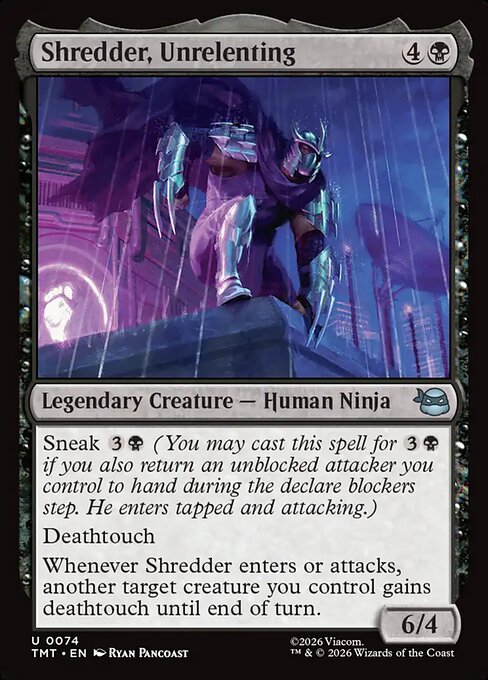 Teenage Mutant Ninja Turtles - 74 - Shredder, Unrelenting - Uncommon