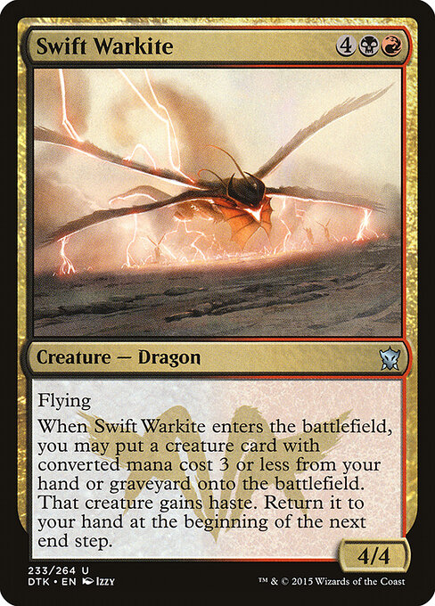 Dragons of Tarkir - 233 - Swift Warkite - Uncommon