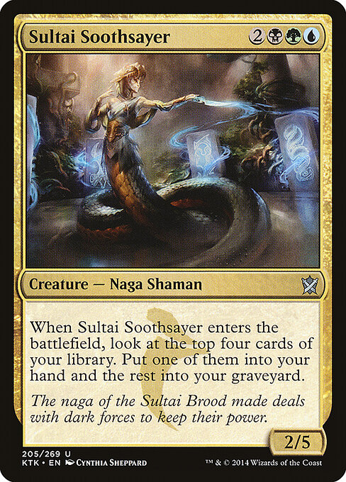 Khans of Tarkir - 205 - Sultai Soothsayer - Uncommon