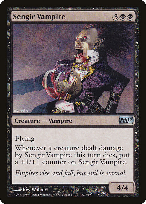Magic 2012 - 107 - Sengir Vampire - Uncommon