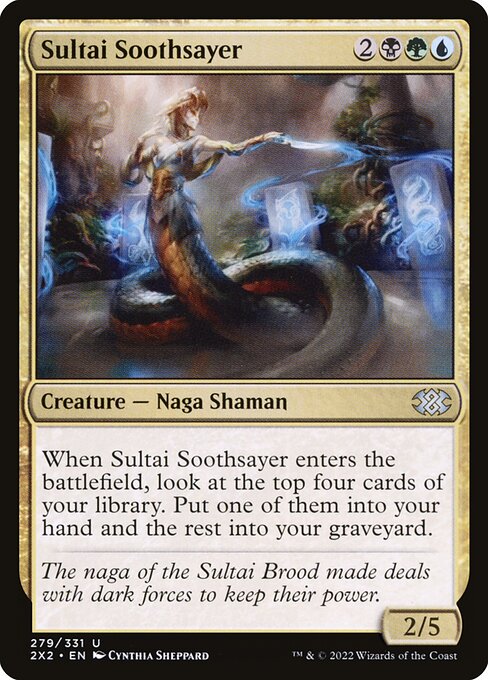 Double Masters 2022 - 279 - Sultai Soothsayer - Uncommon
