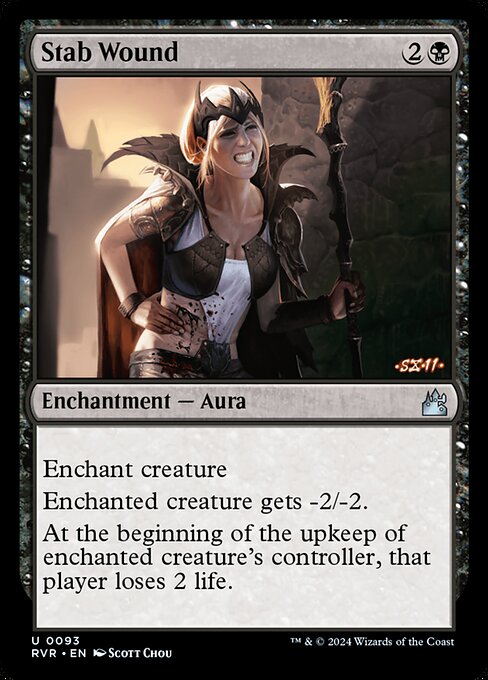 Ravnica Remastered - 93 - Stab Wound - Uncommon