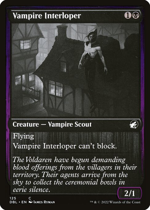Innistrad: Double Feature - 125 - Vampire Interloper - Common