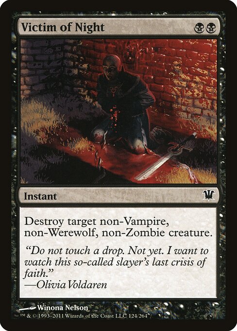 Innistrad - 124 - Victim of Night - Common