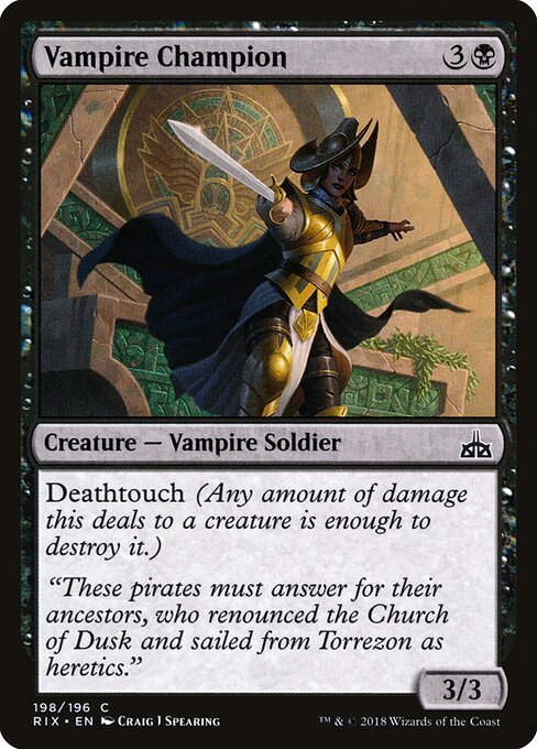 Rivals of Ixalan - 198 - Vampire Champion - Common