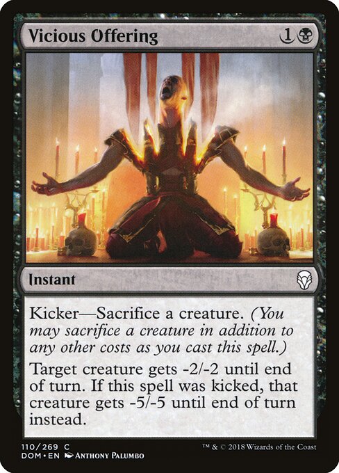 Dominaria - 110 - Vicious Offering - Common