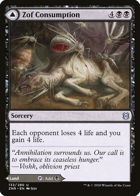 Zendikar Rising - 132 - Zof Consumption // Zof Bloodbog - Uncommon