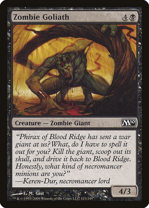 Magic 2010 - 123 - Zombie Goliath - Common