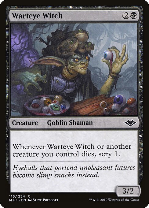Modern Horizons - 115 - Warteye Witch - Common