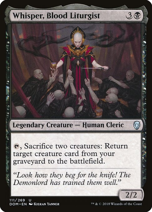 Dominaria - 111 - Whisper, Blood Liturgist - Uncommon
