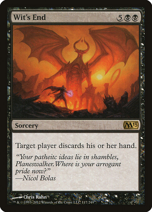 Magic 2013 - 117 - Wit's End - Rare