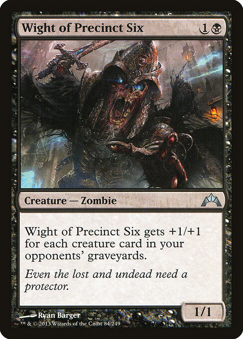 Gatecrash - 84 - Wight of Precinct Six - Uncommon