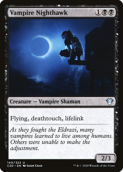 Commander 2020 - 140 - Vampire Nighthawk - Uncommon
