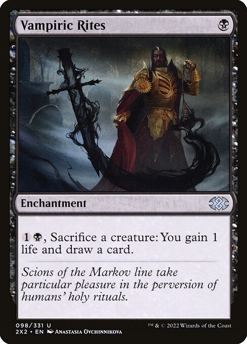 Double Masters 2022 - 98 - Vampiric Rites - Uncommon