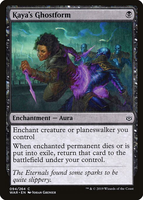 War of the Spark - 94 - Kaya's Ghostform - Common - Foil