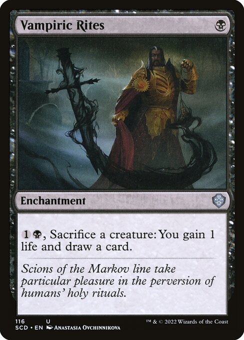 Starter Commander Decks - 116 - Vampiric Rites - Uncommon