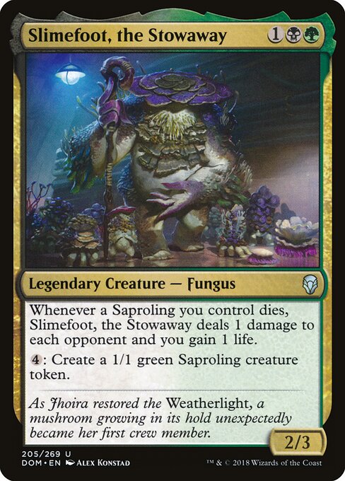 Dominaria - 205 - Slimefoot, the Stowaway - Uncommon - Foil