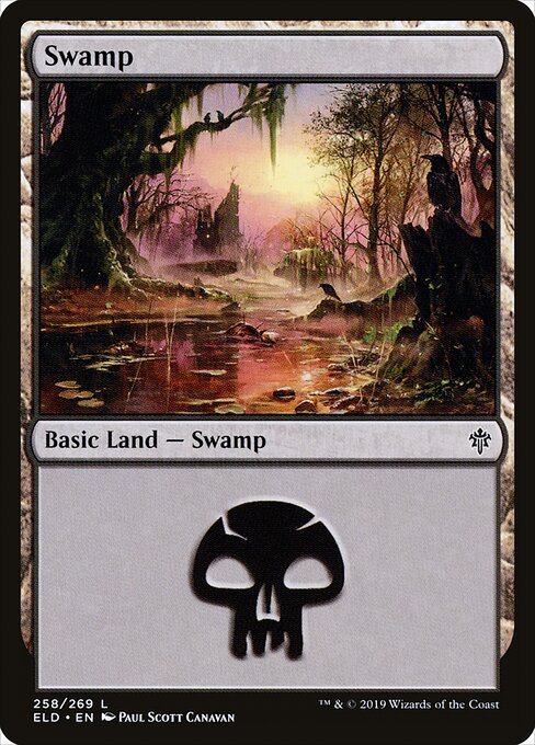 Throne of Eldraine - 258 - Swamp - Common