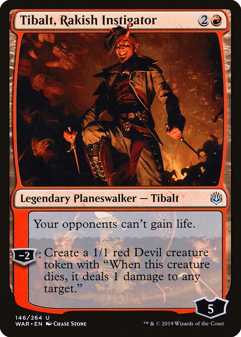 War of the Spark - 146 - Tibalt, Rakish Instigator - Uncommon