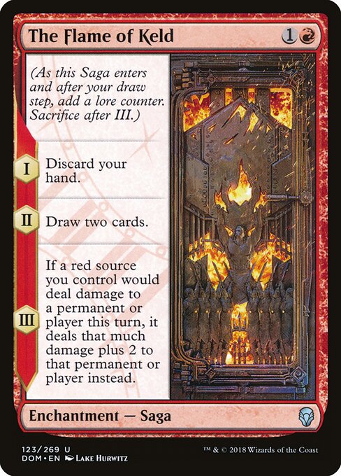 Dominaria - 123 - The Flame of Keld - Uncommon