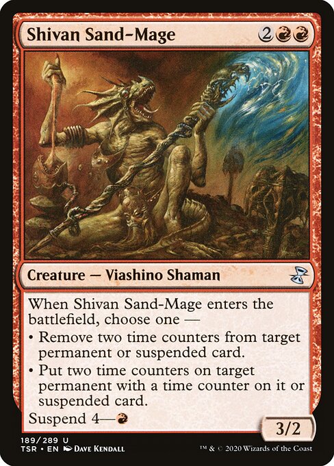 Time Spiral Remastered - 189 - Shivan Sand-Mage - Uncommon