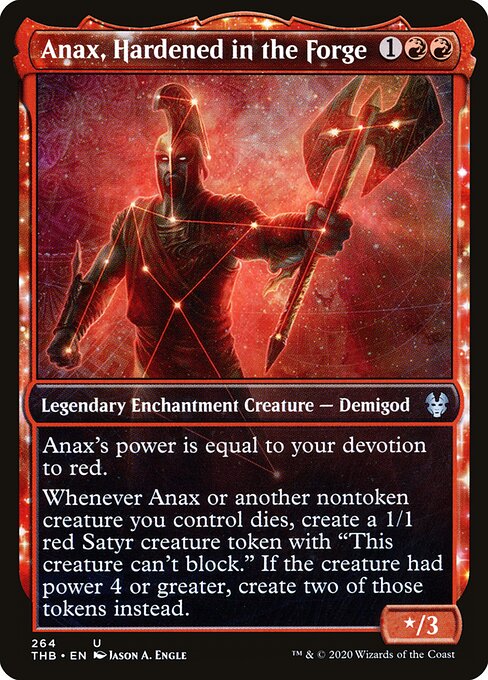 Theros Beyond Death - 264 - Anax, Hardened in the Forge - Uncommon