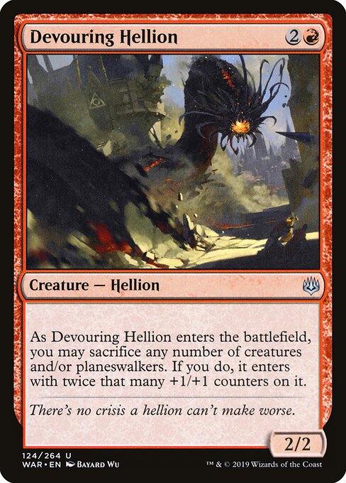 War of the Spark - 124 - Devouring Hellion - Uncommon