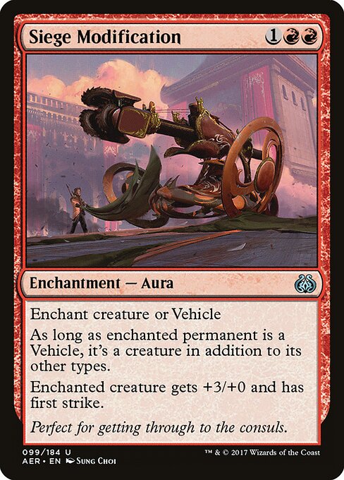 Aether Revolt - 99 - Siege Modification - Uncommon