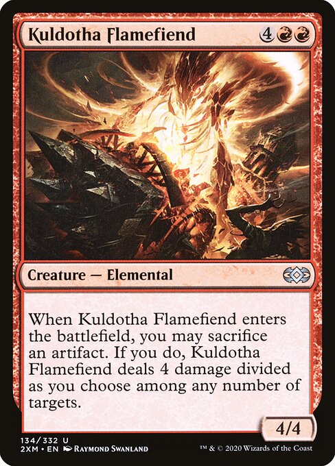 Double Masters - 134 - Kuldotha Flamefiend - Uncommon