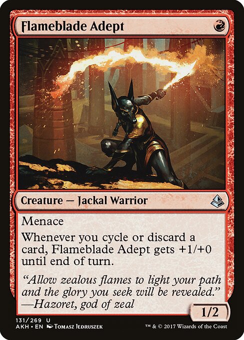 Amonkhet - 131 - Flameblade Adept - Uncommon