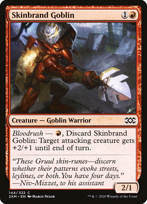 Double Masters - 144 - Skinbrand Goblin - Common