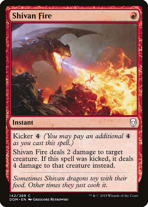 Dominaria - 142 - Shivan Fire - Common