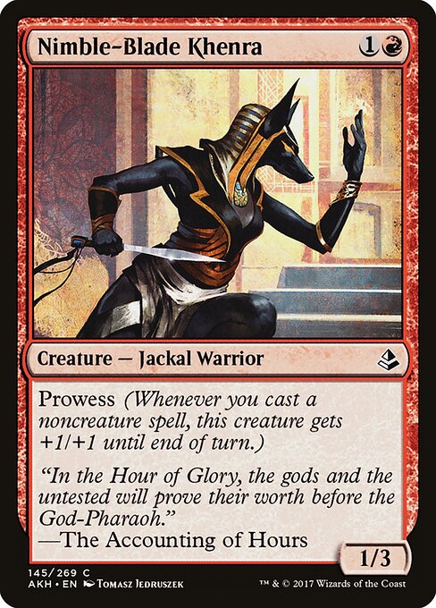 Amonkhet - 145 - Nimble-Blade Khenra - Common