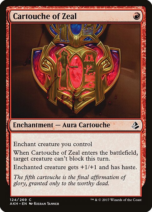 Amonkhet - 124 - Cartouche of Zeal - Common