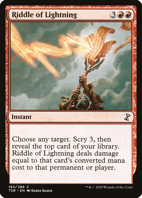 Time Spiral Remastered - 183 - Riddle of Lightning - Common