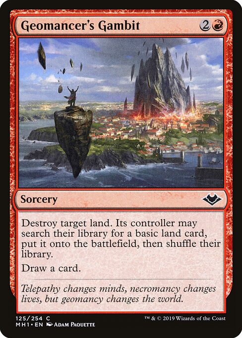 Modern Horizons - 125 - Geomancer's Gambit - Common