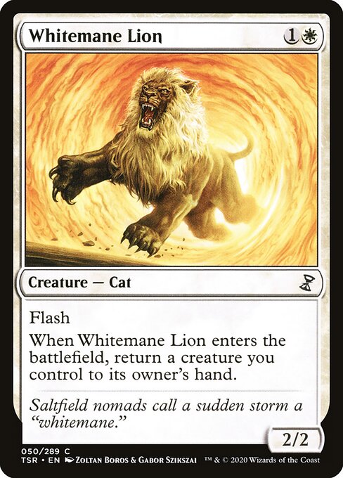 Time Spiral Remastered - 50 - Whitemane Lion - Common