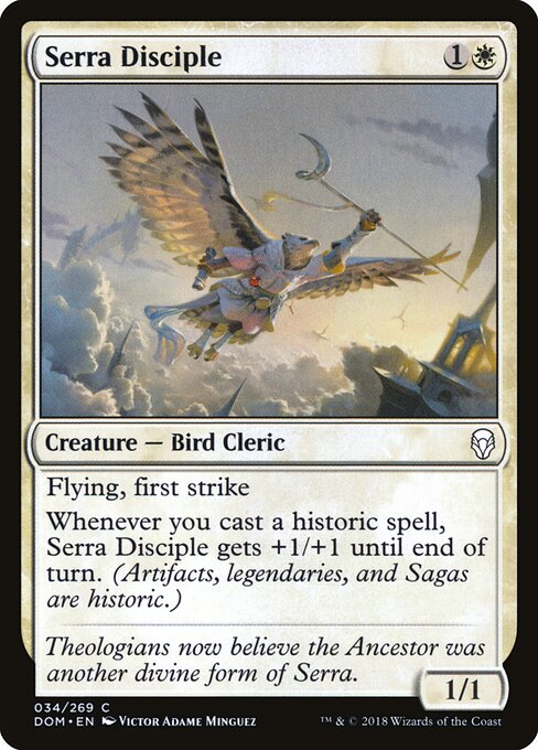 Dominaria - 34 - Serra Disciple - Common