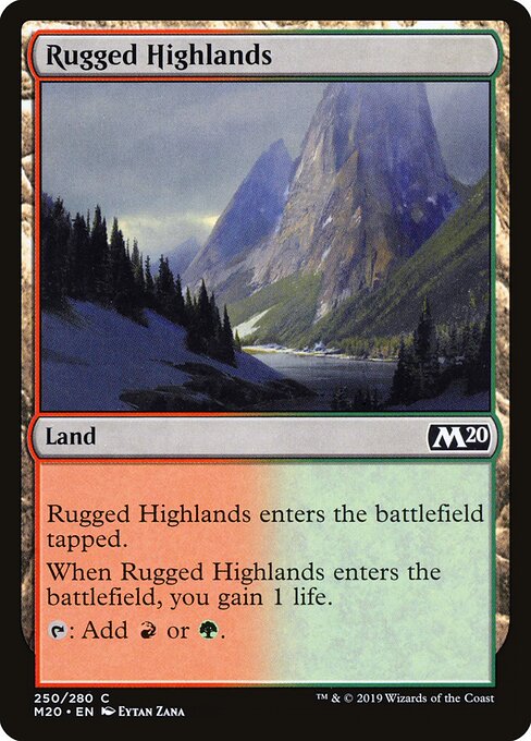 Core Set 2020 - 250 - Rugged Highlands - Common