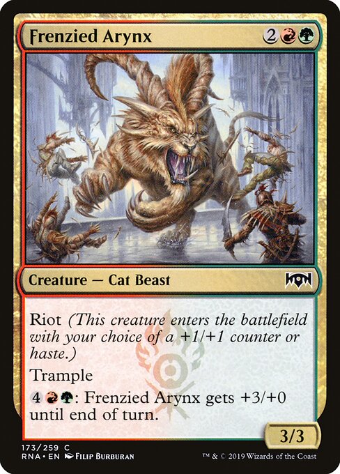 Ravnica Allegiance - 173 - Frenzied Arynx - Common