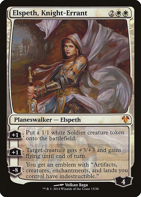 Modern Event Deck 2014 - 13 - Elspeth, Knight-Errant - Mythic
