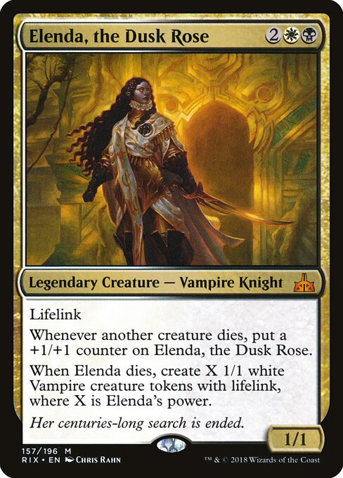 Rivals of Ixalan - 157 - Elenda, the Dusk Rose - Mythic