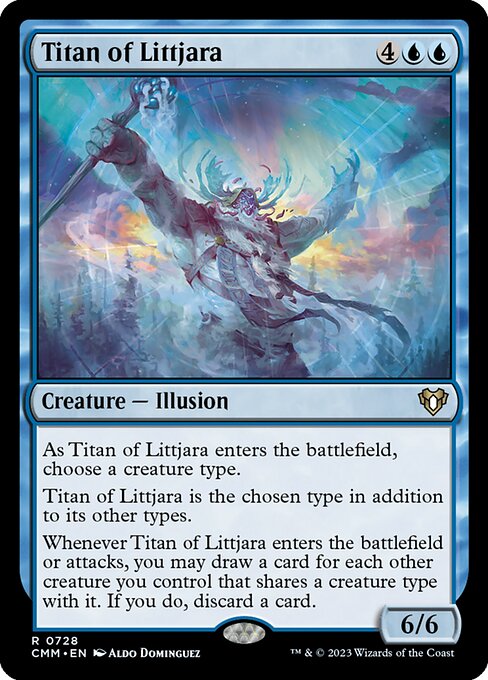 Commander Masters - 728 - Titan of Littjara - Rare