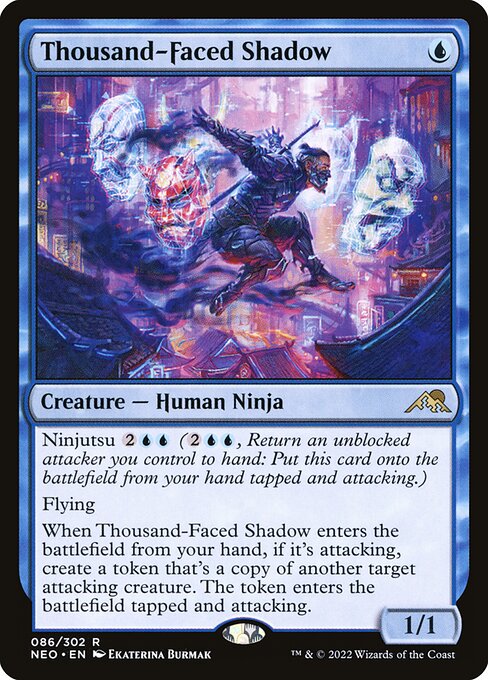Kamigawa: Neon Dynasty - 86 - Thousand-Faced Shadow - Rare