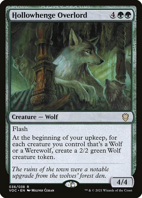 Crimson Vow Commander - 36 - Hollowhenge Overlord - Rare