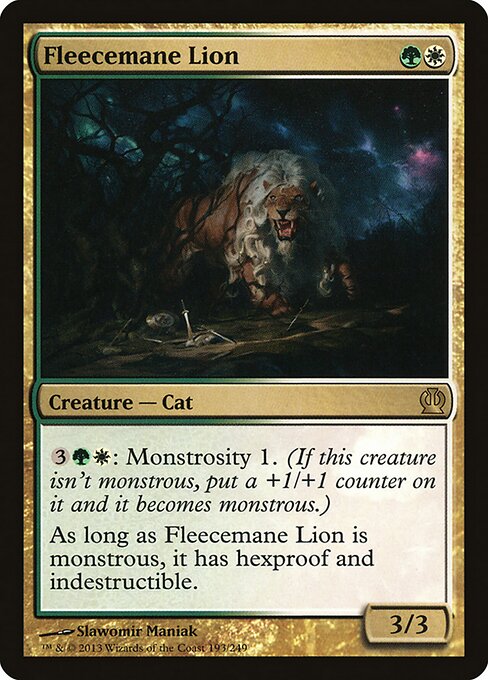 Theros - 193 - Fleecemane Lion - Rare