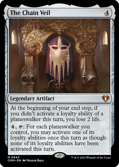 Commander Masters - 943 - The Chain Veil - Mythic
